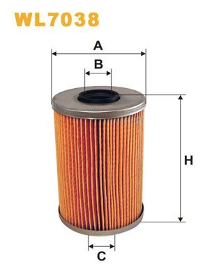 WIX FILTERS Масляный фильтр WL7038